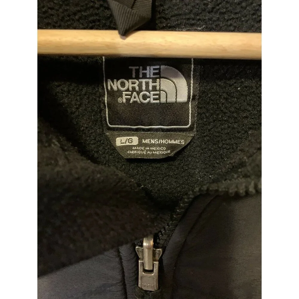THE‎ NORTH FACE BLACK DENALI FLEECE JACKET MENS SZ LARGE